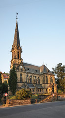 Evangelic church in Decin. Czech Republic