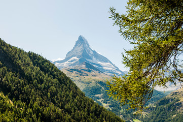 Zermat, Matterhorn, Zmuttgletscher, Gletscher, Furggsattel, Alpen, Wallis, Sommer, Schweiz - obrazy, fototapety, plakaty