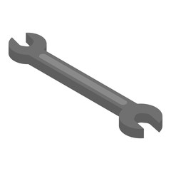 Key wrench icon. Isometric of key wrench vector icon for web design isolated on white background