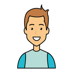 young man with urban style character