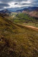 Valley from Catbells , Lake District, UK, 2015