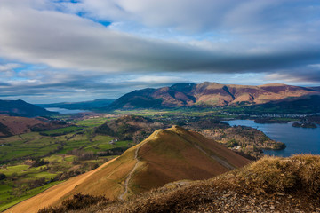 Path Down from Catbells before Sunset, Lake District, UK, 2015