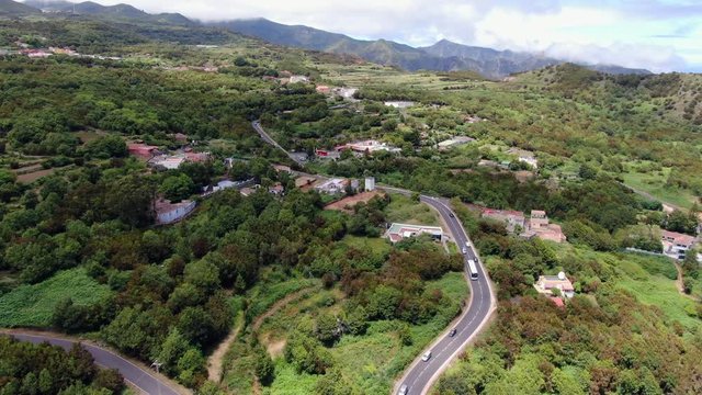 El Tanque, Tenerife, aerial view