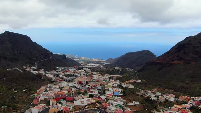 Tamaimo, Tenerife, beautiful aerial view