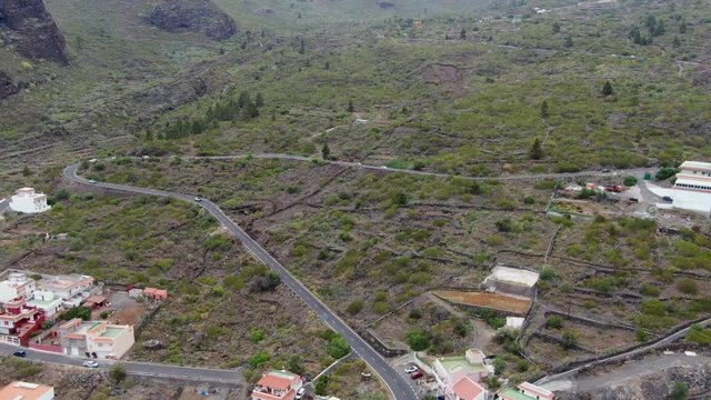 Tamaimo, Tenerife, beautiful aerial view