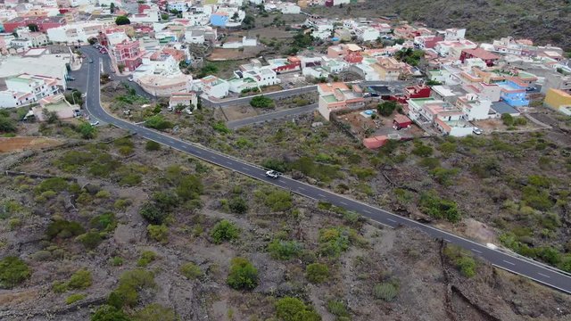Tamaimo, Tenerife, beautiful aerial view