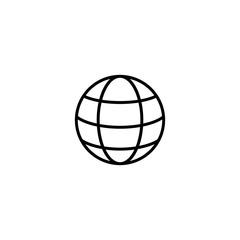 world globe icon vector illustration