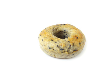 Classic donut with Sesame isolated on white background