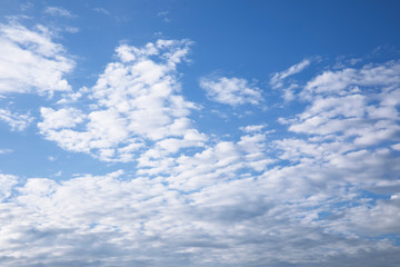 white cloud on blue sky weather background