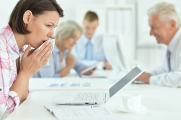 Fototapeta premium Portrait of group of successful business people