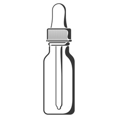 Icon of glass 30ml bottle with dropper