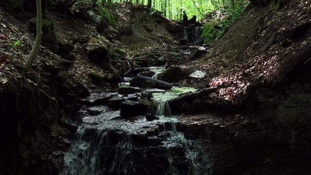 Wasserfall im Wald