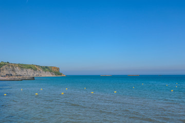 D-Day Strand Abschnitt in der Normandie WW2
