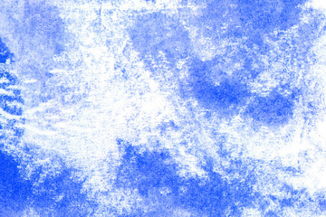 Fototapeta na wymiar Abstract blue ink spot textured background. Modern design waterc
