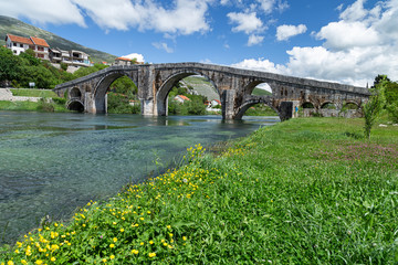 Fototapeta premium The Arslanagic Bridge, Trebinje, Bosnia and Herzegovina