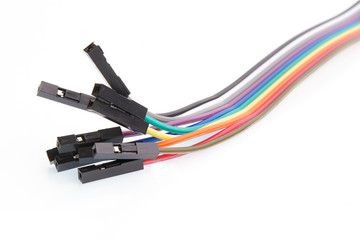 A colourful cable for data transfer