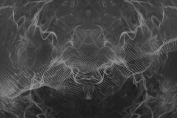 abstract, blue, light, wallpaper, black, design, fractal, texture, illustration, wave, digital, lines, graphic, pattern, backdrop, dark, art, color, backgrounds, energy, white, space, futuristic