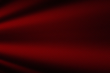 red wave carbon fiber. metal background and texture.