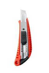 A red cutter isolated on white background.