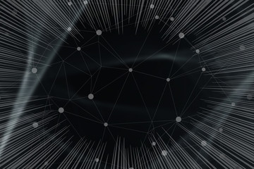 abstract, design, blue, pattern, black, backdrop, line, fractal, texture, light, geometry, wave, technology, space, lines, motion, illustration, wallpaper, dark, symmetry, curve, template, design