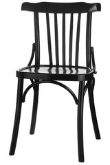Black wooden chair
