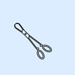 medical nippers line icon. Element of Medecine tools Icon. Signs, symbols collection, simple icon for websites, web design, mobile app
