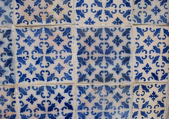 interesting tile on the streets of Lisbon