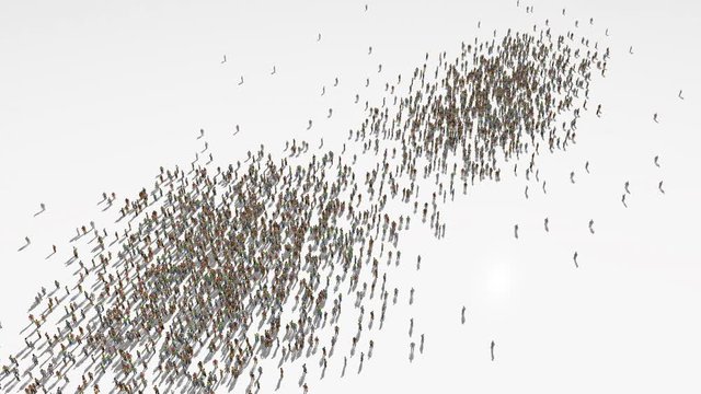 samoa map. Group of people walk and create a map of samoa.