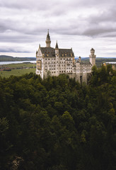Fototapeta na wymiar Schloss Neu Schwanstein bei Sonnenuntergang
