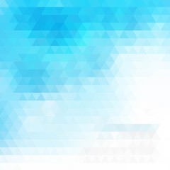 Fototapeta na wymiar Vector of modern abstract blue triangular background. eps 10