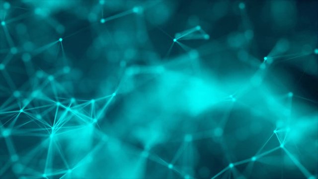Plexus abstract network business technology science background loop