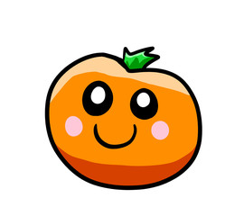 Cartoon Stylized Orange