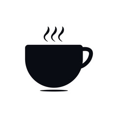 Coffee cup icon. Vector illustration