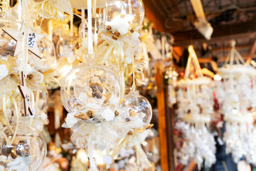 Christmas market kiosk details