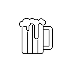 Belgium, beer icon. Element of Belgium icon