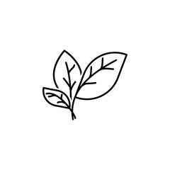 Ecology environment leaf icon. Element of ecology environment icon
