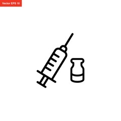 syringe icon vector design