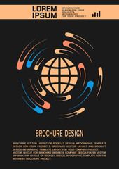 Brochure cover or web banner design