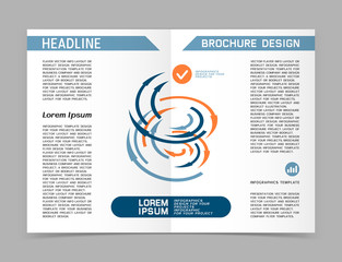Business brochure or web banner design