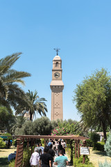 Fototapeta premium Baghdad, Iraq – July 5, 2019: Monument Baghdad’s Clock of Qishla