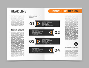 Business brochure or web banner design