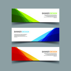 Fototapeta premium Vector Abstract design banner web template