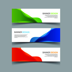 Fototapeta premium Vector Abstract design banner web template