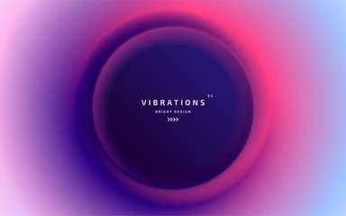 Abstract background with colorful smooth flow of colors. Beautiful blurred backdrop with amazing fluid gradient. Liquid design in trendy colors with gradual blend between shades. Vector illustration