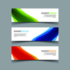 Fototapeta premium Vector Abstract design banner web template