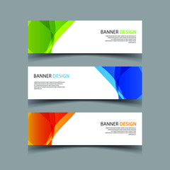 Fototapeta premium Vector Abstract design banner web template