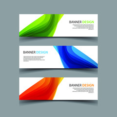 Vector Abstract design banner web template