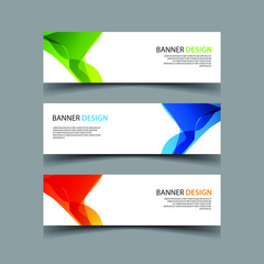 Fototapeta premium Vector Abstract design banner web template