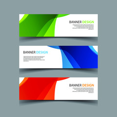 Vector Abstract design banner web template