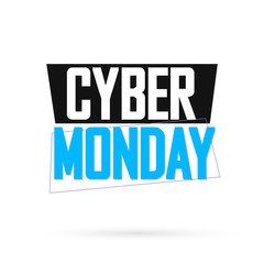 Cyber Monday, sale banner design template, best offer, vector illustration